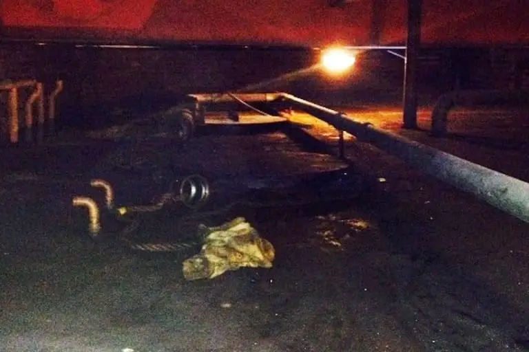 Large Indoor Tank Removal